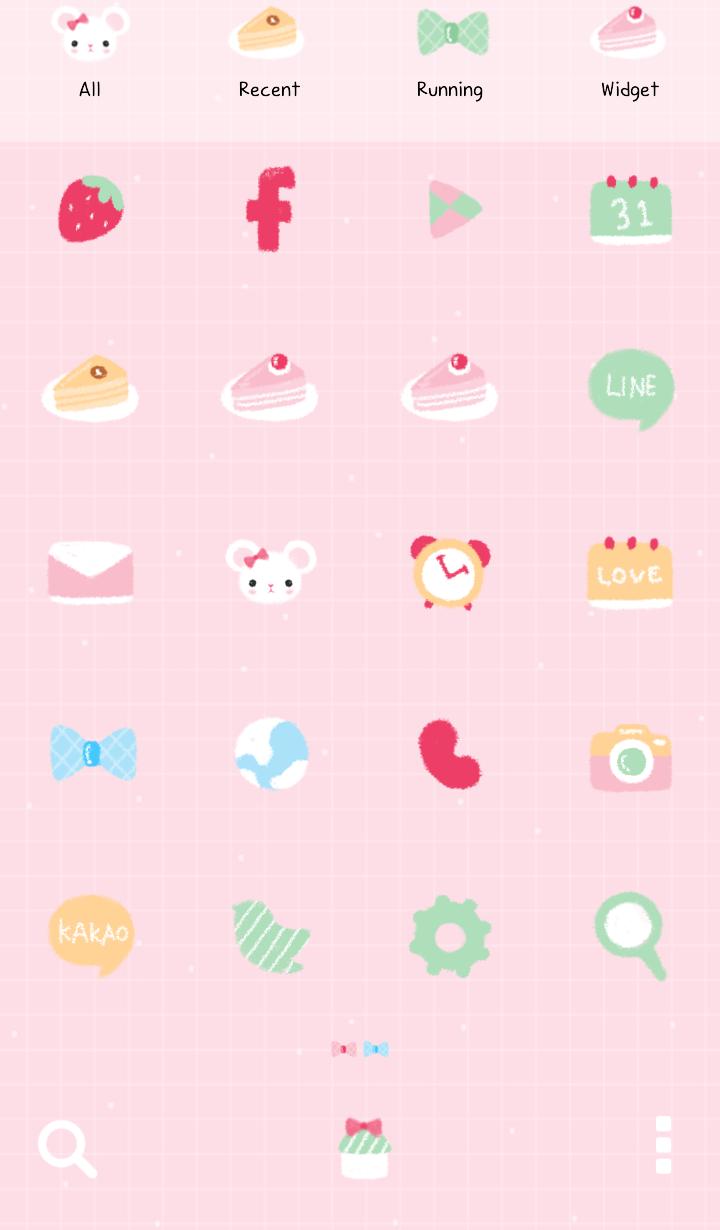 red ribbon hamster dodol theme