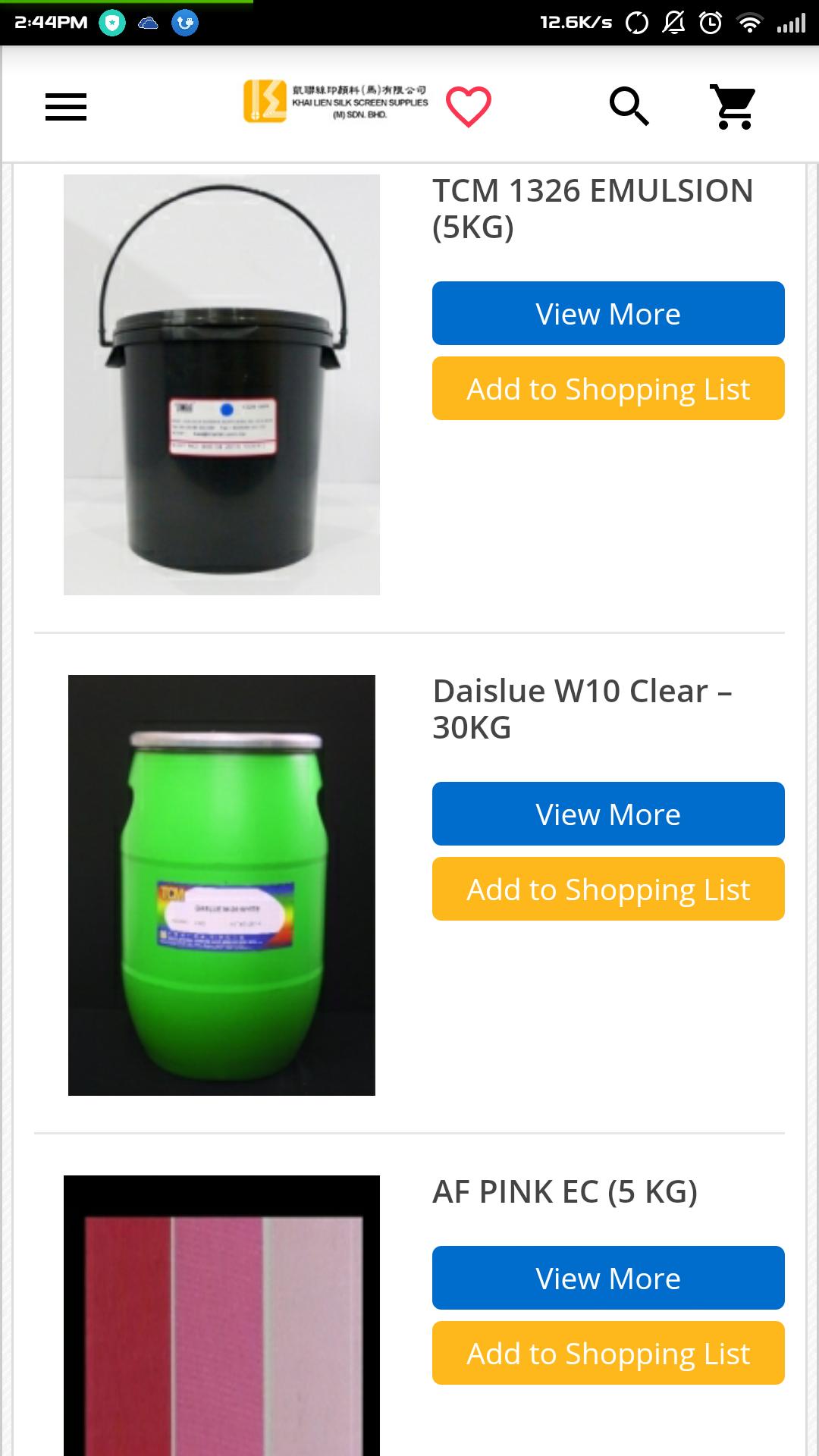 Khai Lien Silk Screen Supplies Sdn Bhd