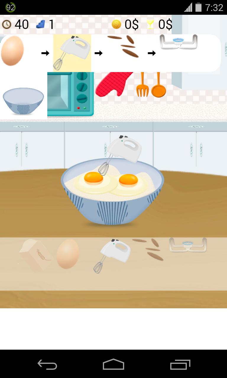 kitchen cooking and baking game