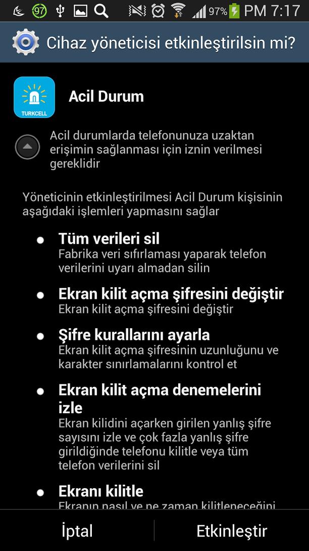 Turkcell Acil Durum