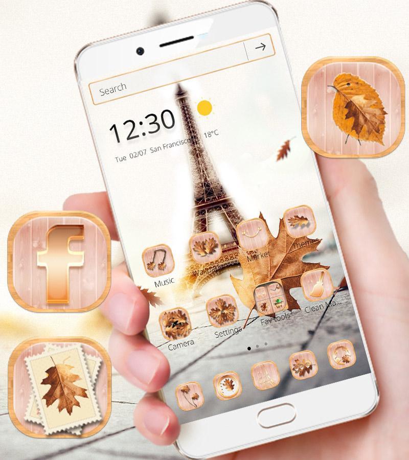 Autumn Paris Tower Theme