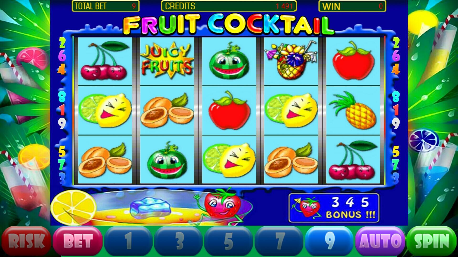 Fruit Cocktail Deluxe Slot