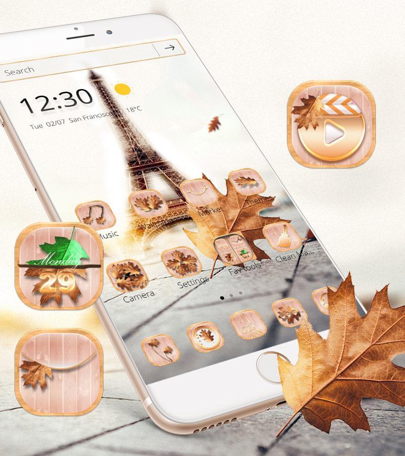 Autumn Paris Tower Theme