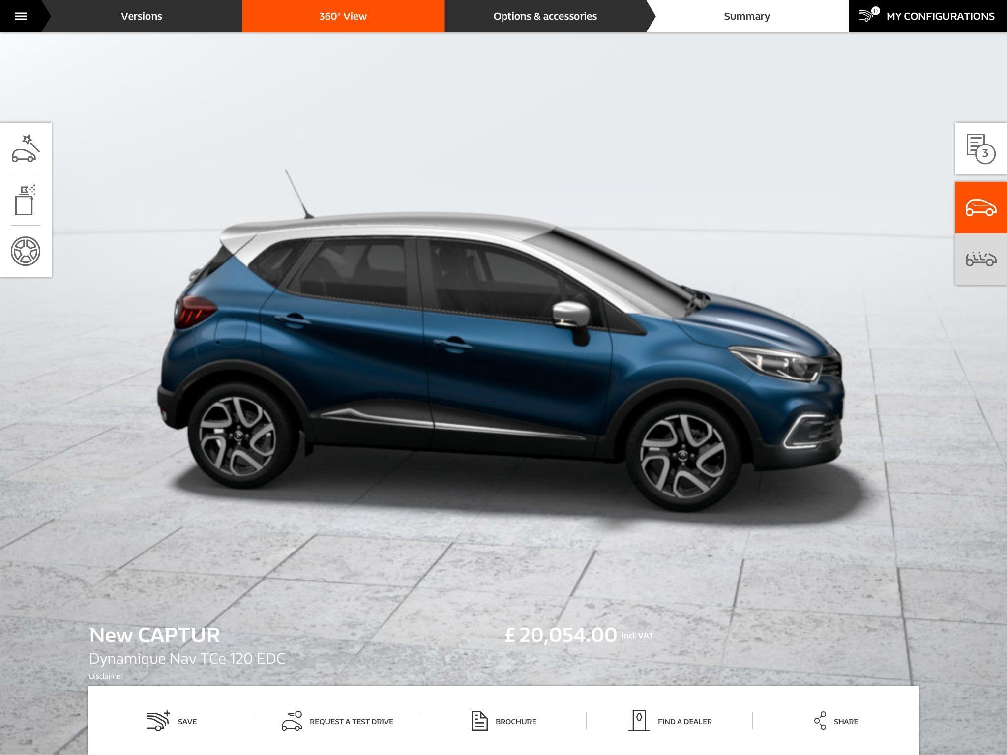 Renault 360 Configurator