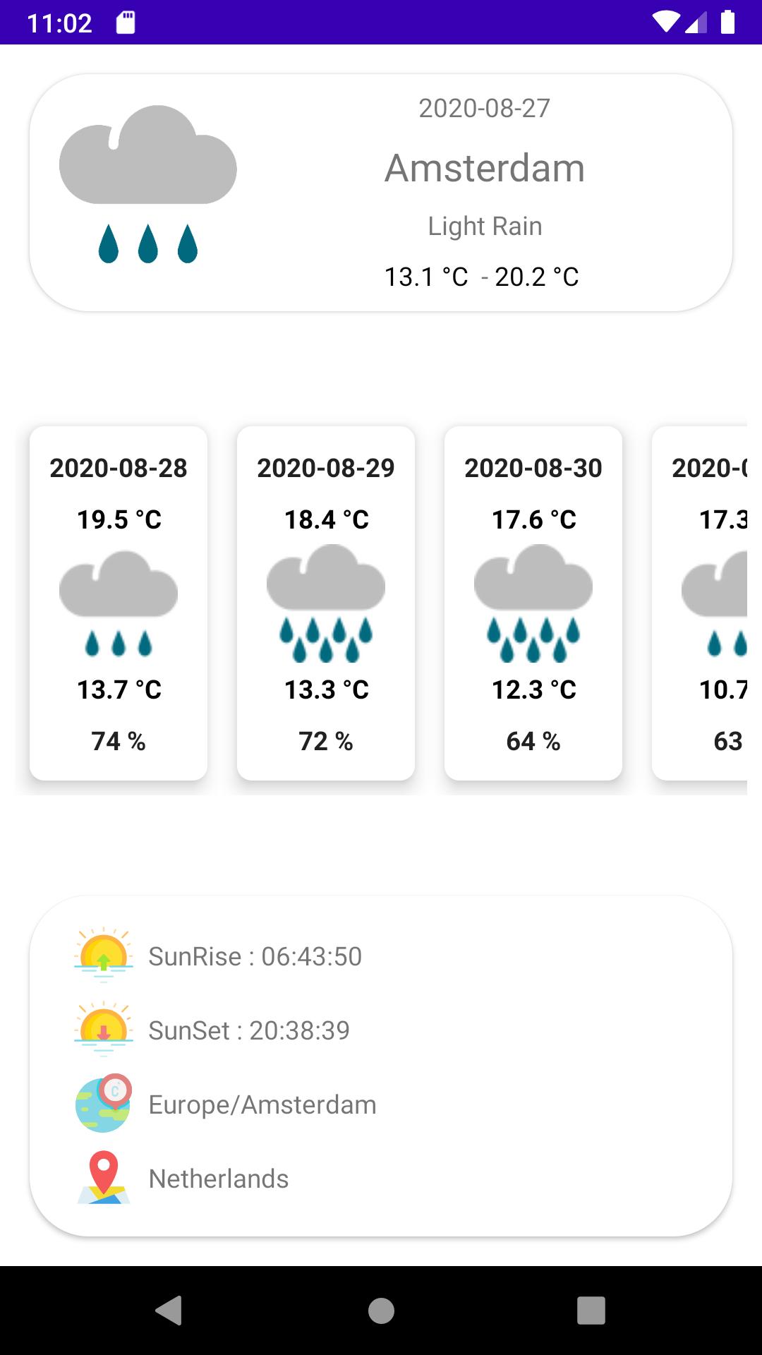 World Weather Forecast App for