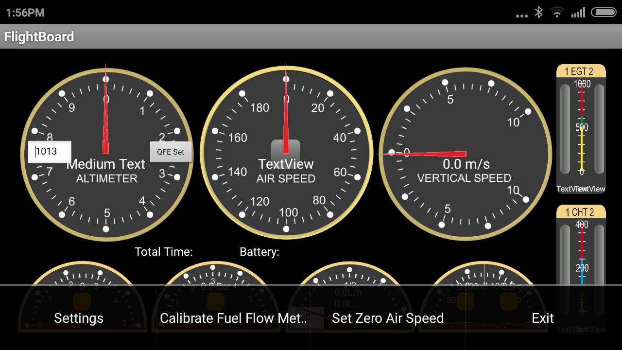 Aircraft instrument panel