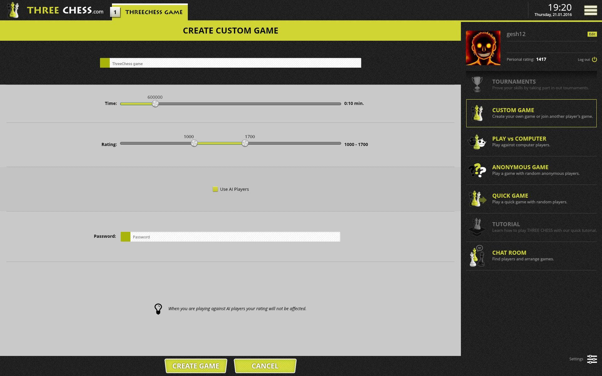 ThreeChess: Chess for Three