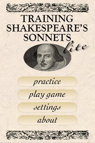 Shakespeare Sonnet Trainer Lt
