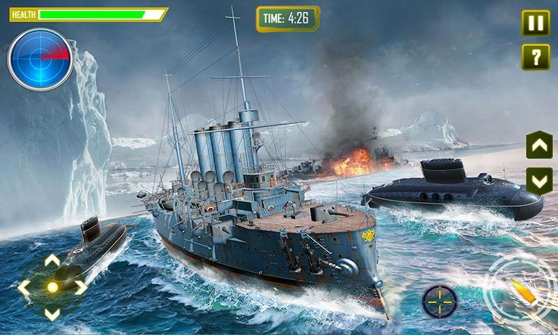Russian Submarine Ship Battle : Navy Army War game