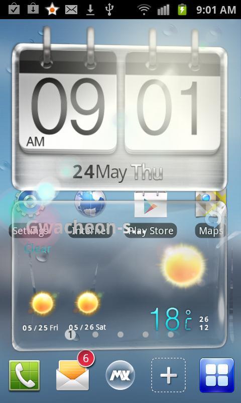 Sense transparent MX Theme