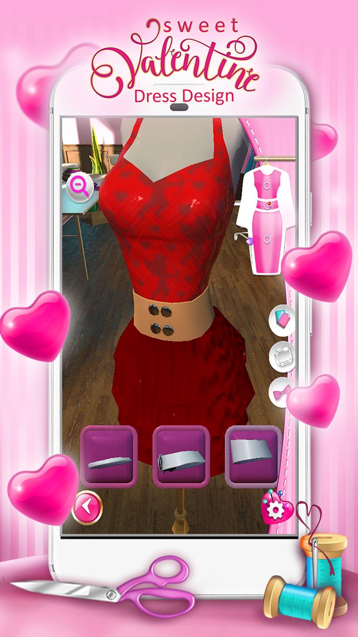 Sweet Valentine Dress Design