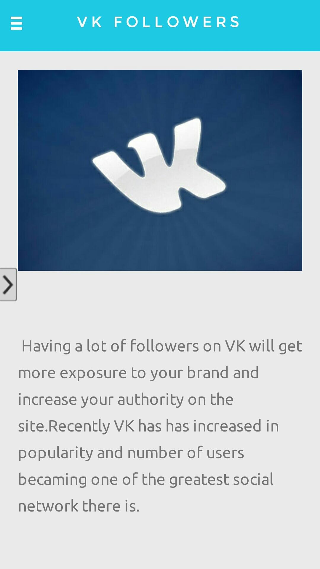 More Followers For VKontakte