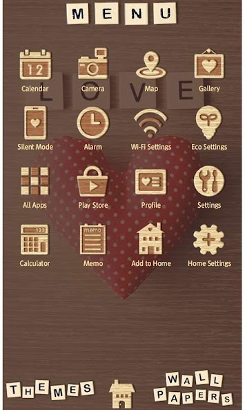 Simple Wallpaper-Love Heart-