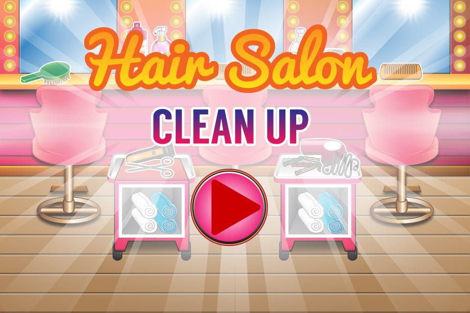 Hairdresser clean up game