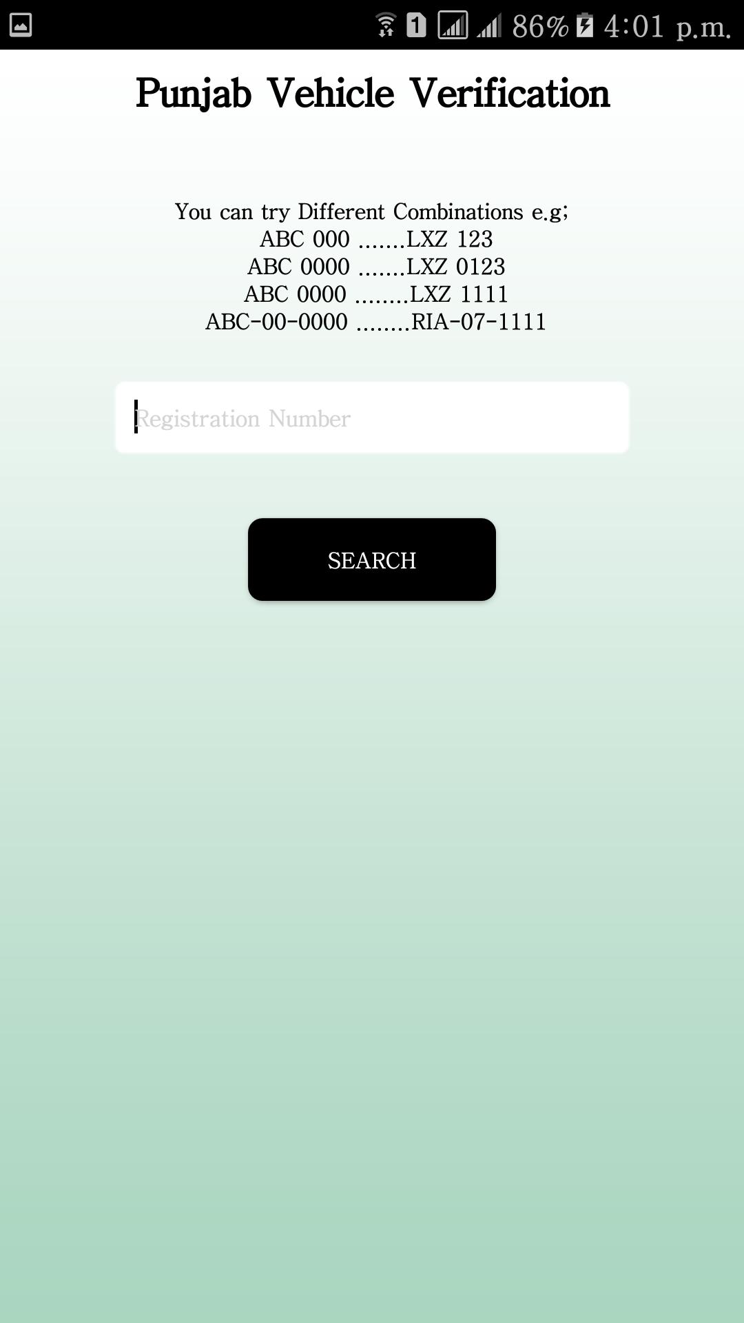 Online Vehicle Verification