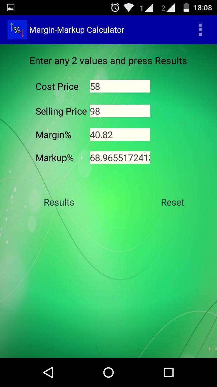 Margin Markup Calculator- BETA