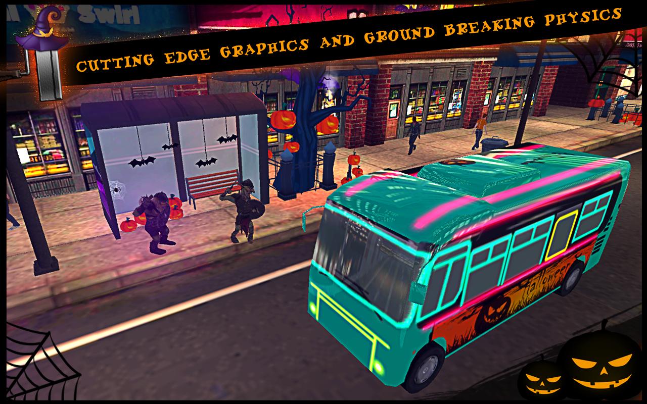 Halloween Bus: City Simulator