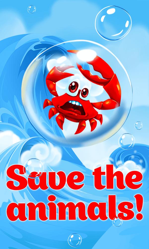 Kids game - Ocean bubbles pop