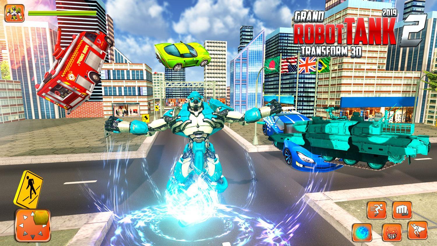 Army Tank Battleground Robot Crime