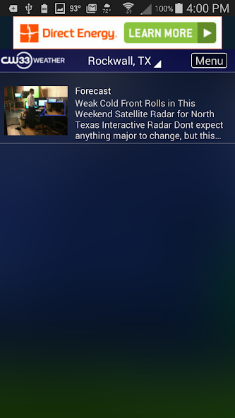 CW33 Dallas Texas Weather