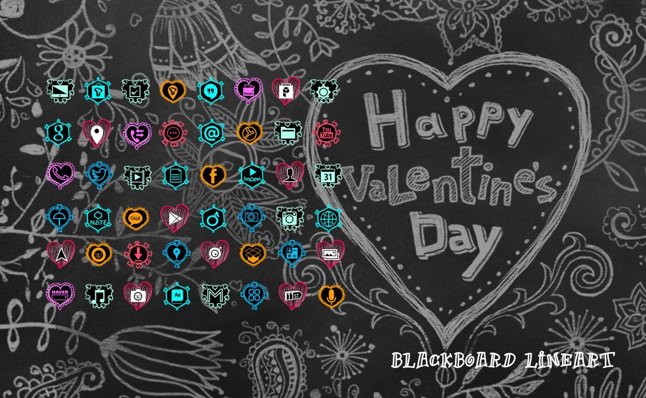 Blackboard Line Art Theme