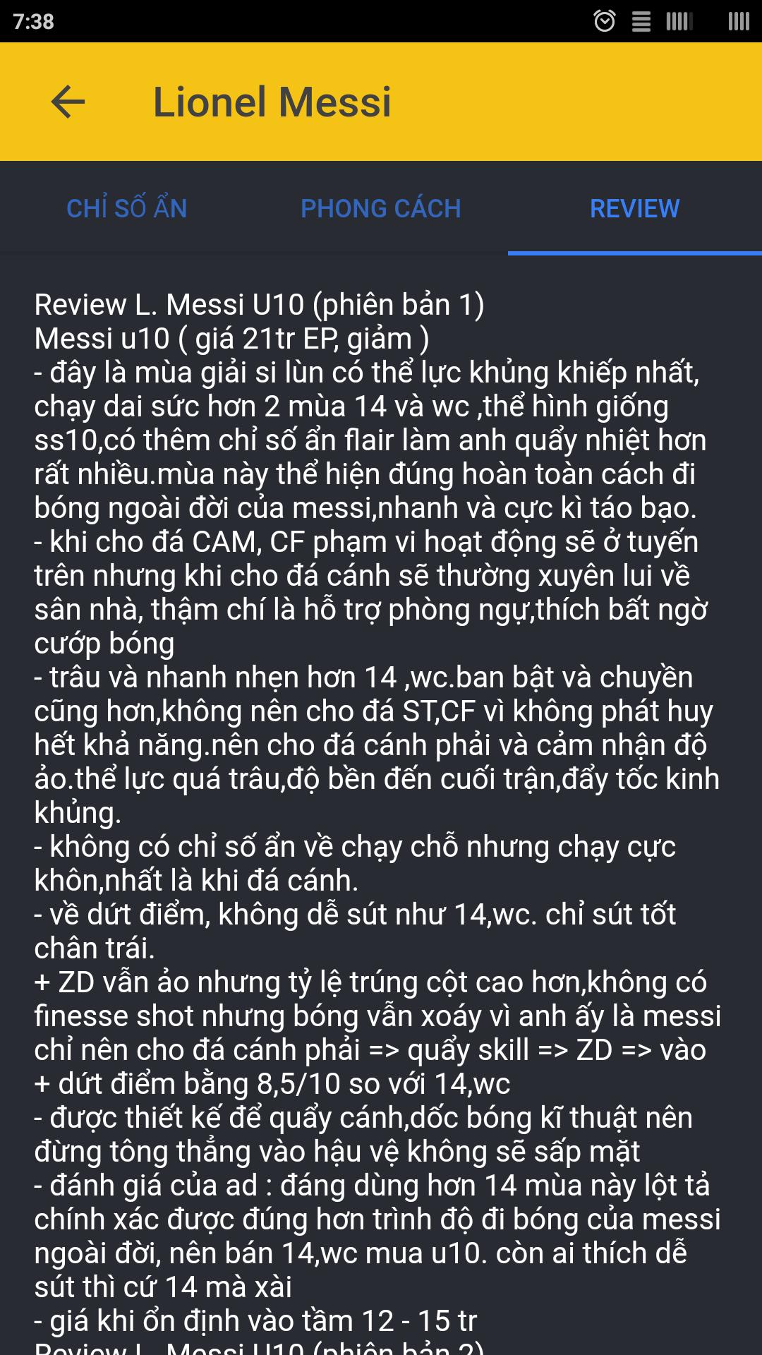 Du lieu cau thu FO3