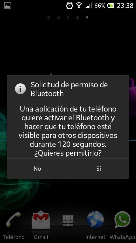 Bluetooth Visible Widget