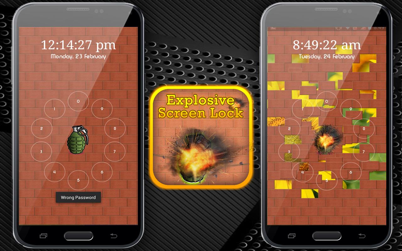 Explosive Screen Lock