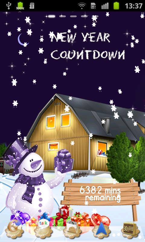 New Year Sky Live Wallpaper