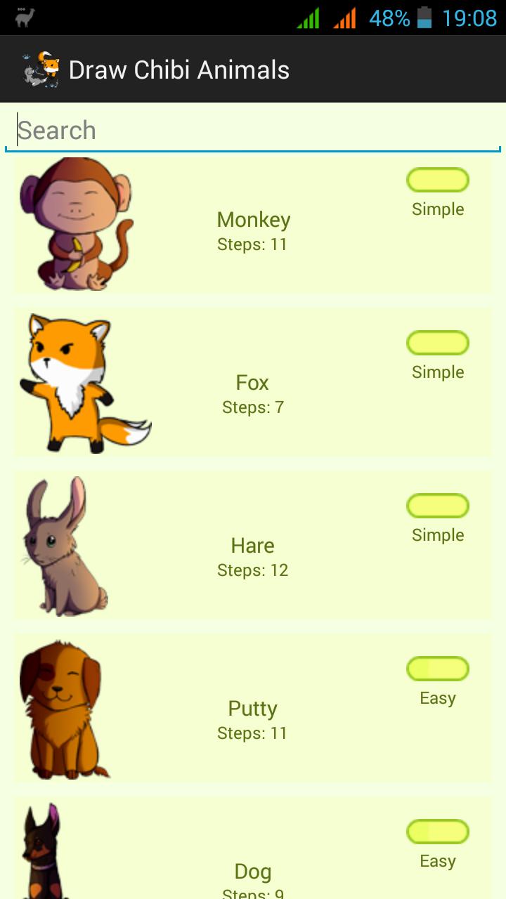 How To Draw Chini Animals