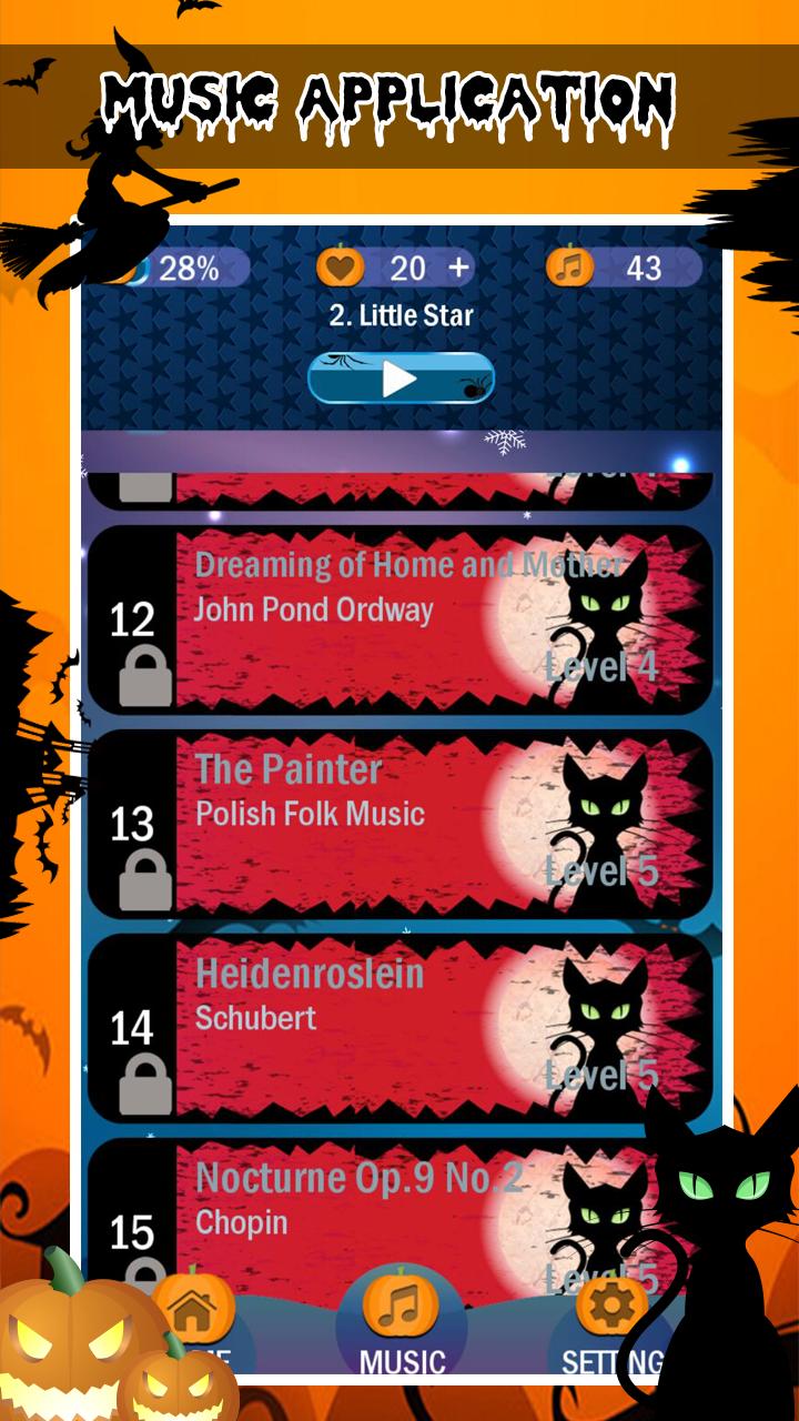 Piano Tiles - Halloween Theme Song