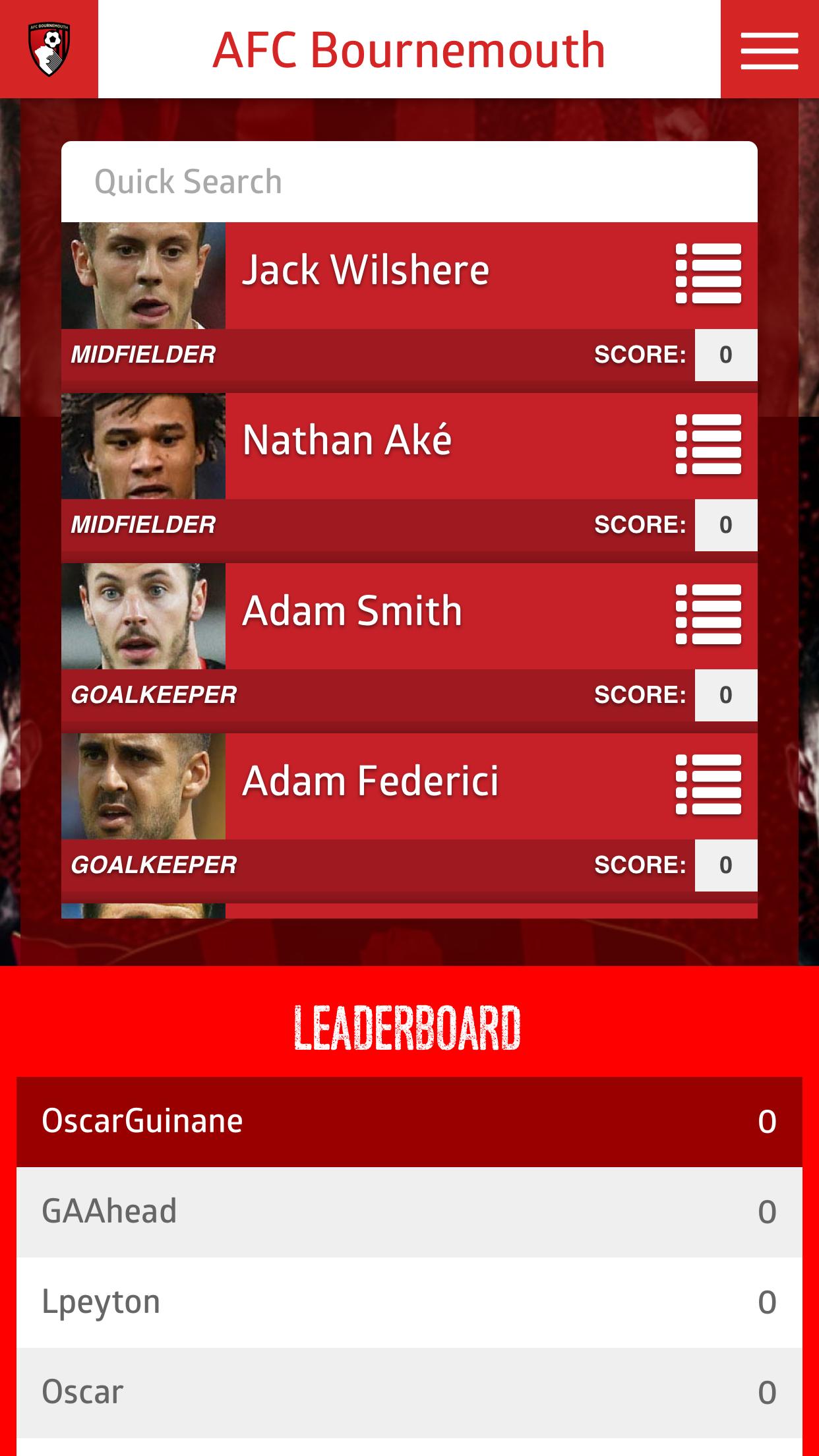 AFC Bournemouth Fan App