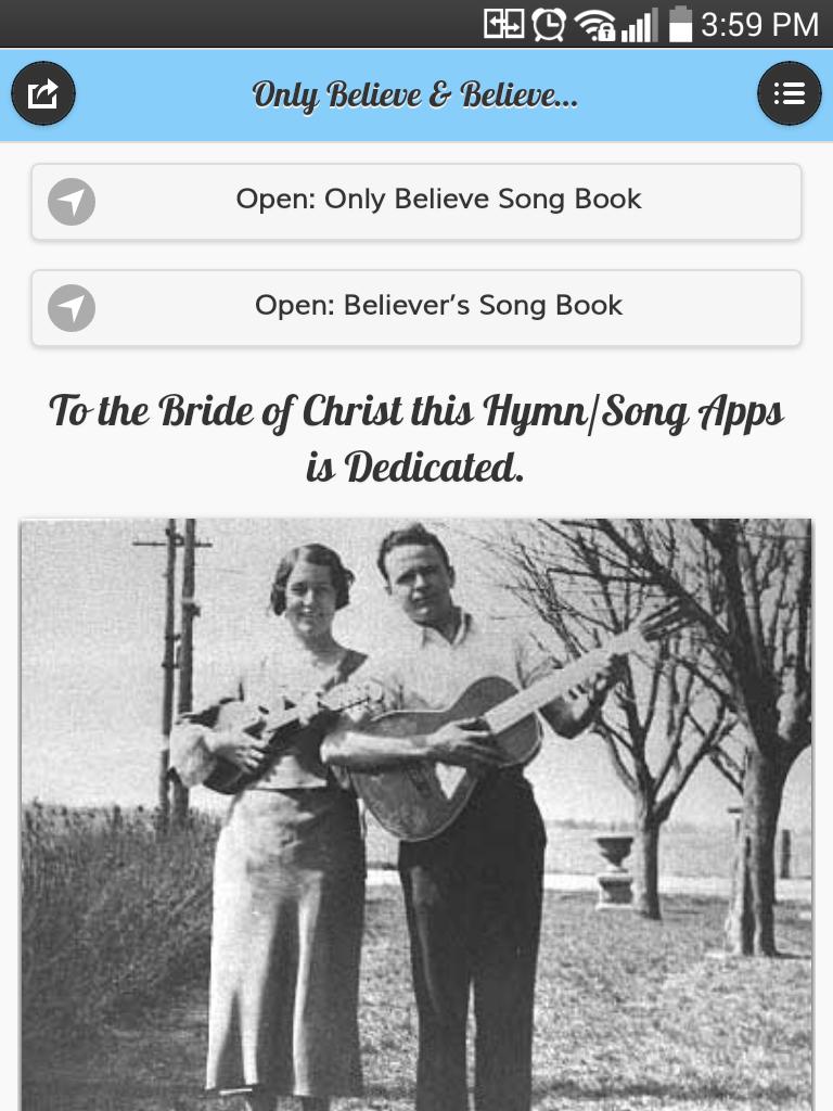 Only Believe & Believers Hymns