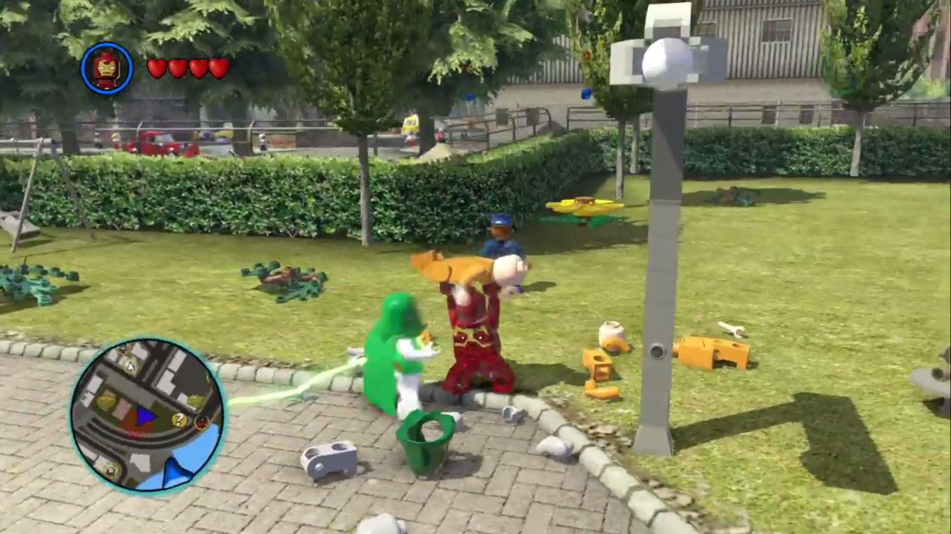 Asyplays For LEGO I Man Battle Trick