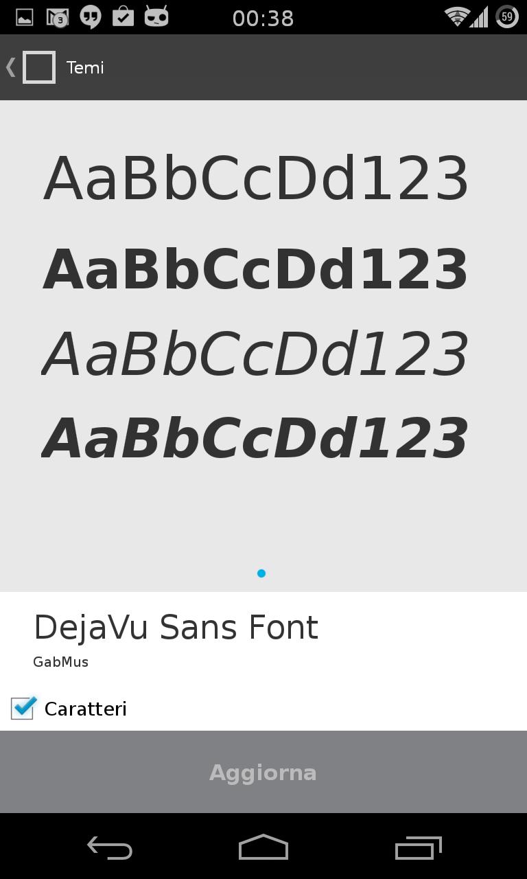 DejaVu Sans Font - CM11/PA