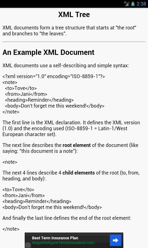 XML Tutorial