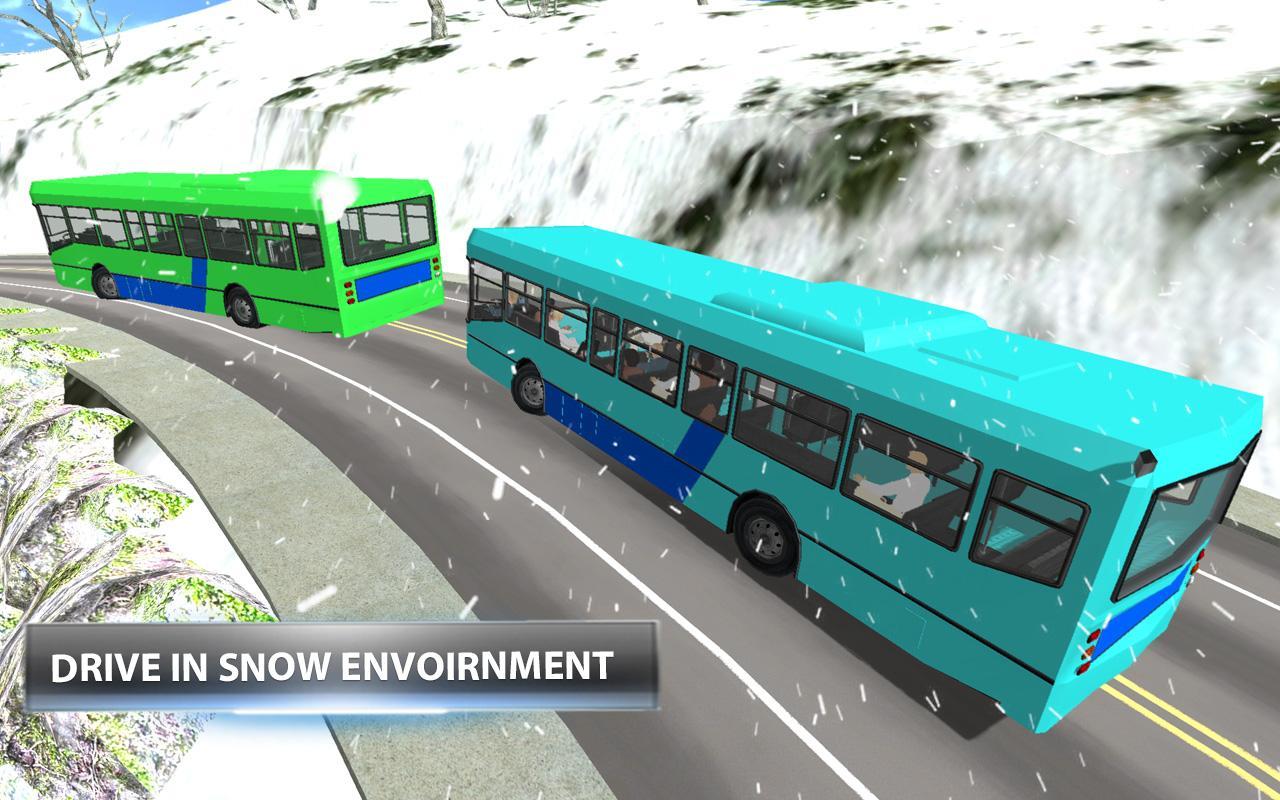 Snow Bus Driver Sim 2016