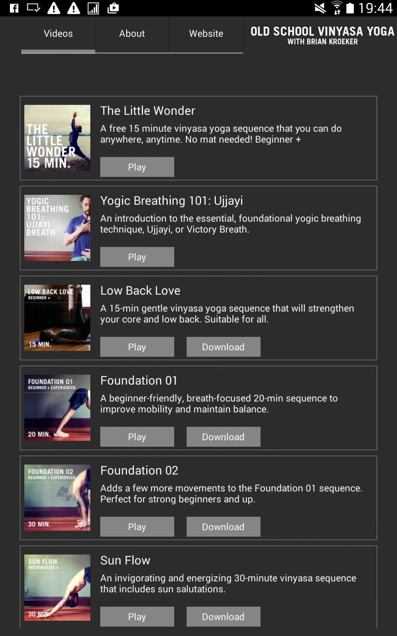 Old School Vinyasa Yoga