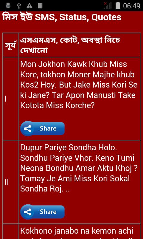 Bengali SMS,Status,Quotes 2015