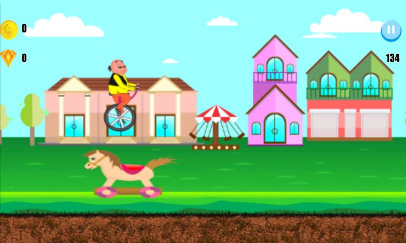 Motu Patlu One Wheel Cycle