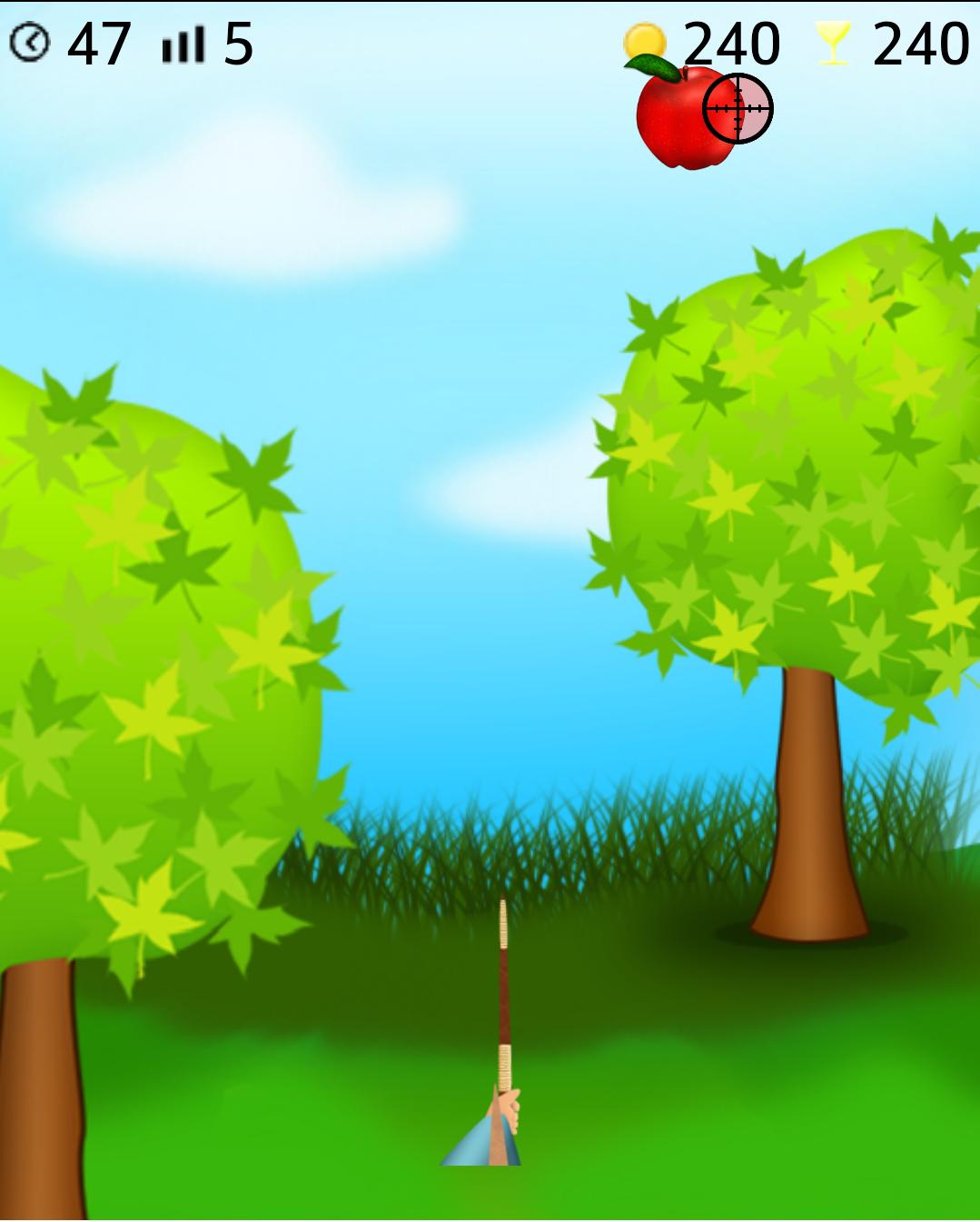 apple arrow shooting game