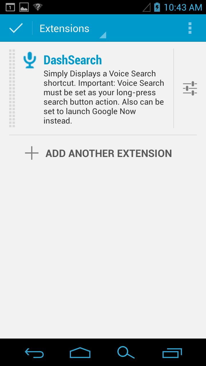DashSearch DashClock Extension