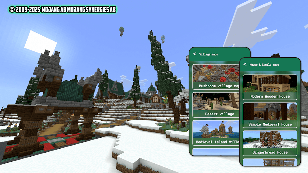 village map for minecraft