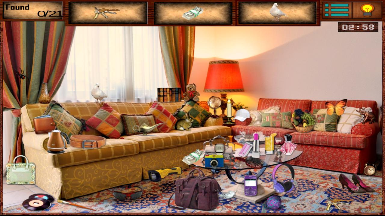 Hidden Objects Living Room