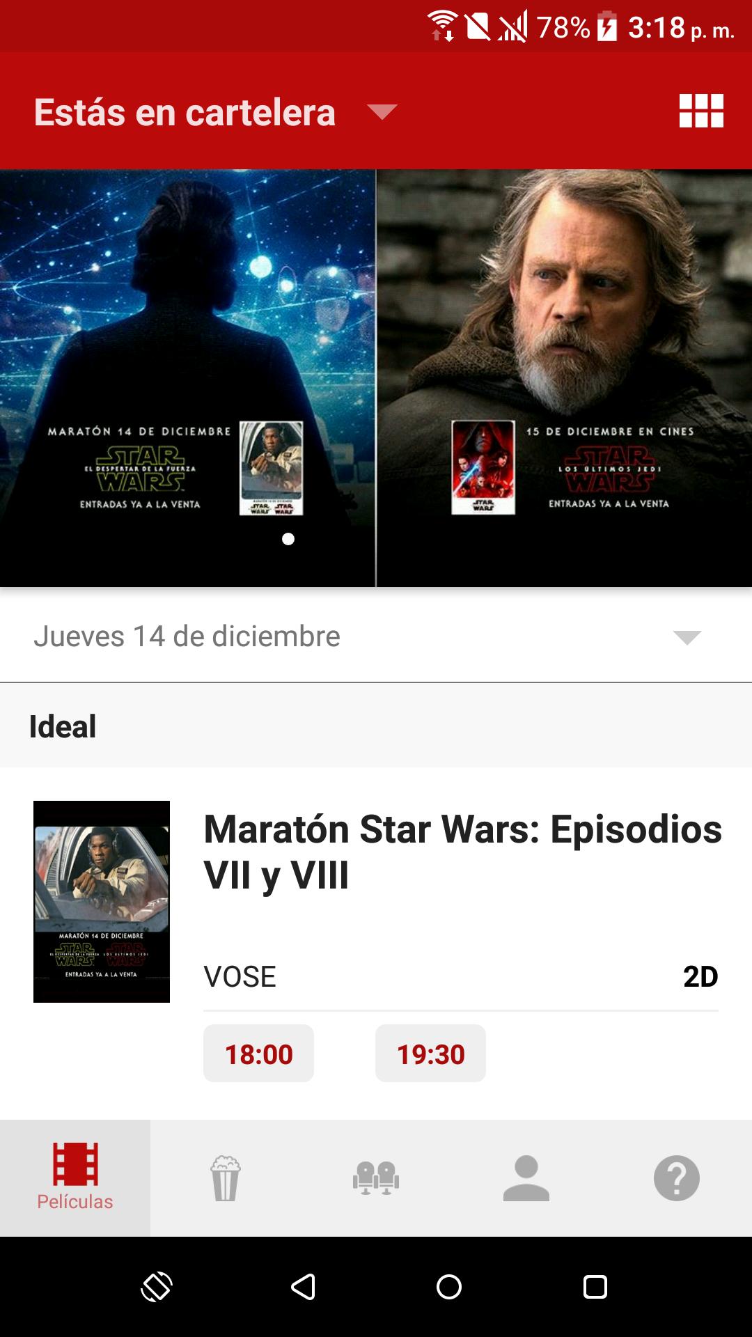 Yelmo Cines App