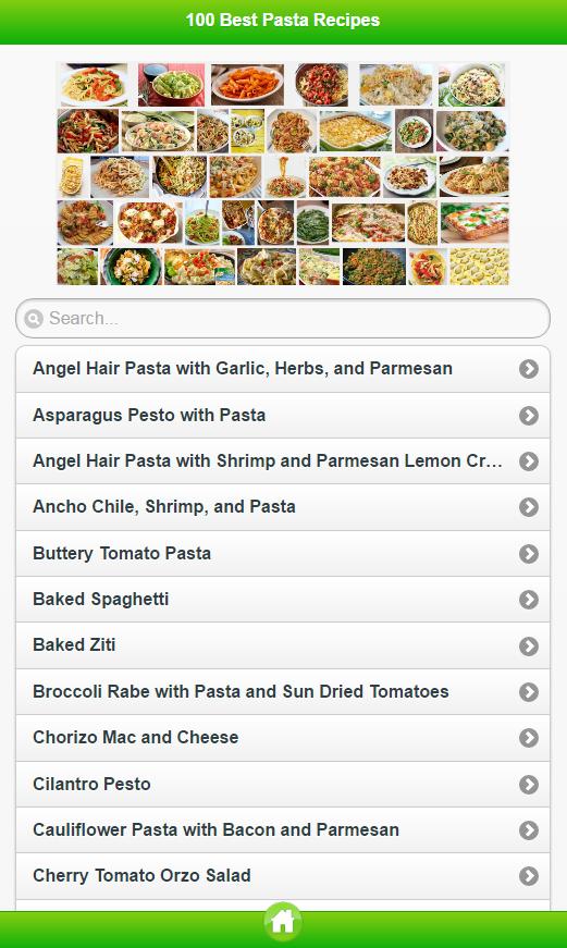 100 Best Pasta Recipes