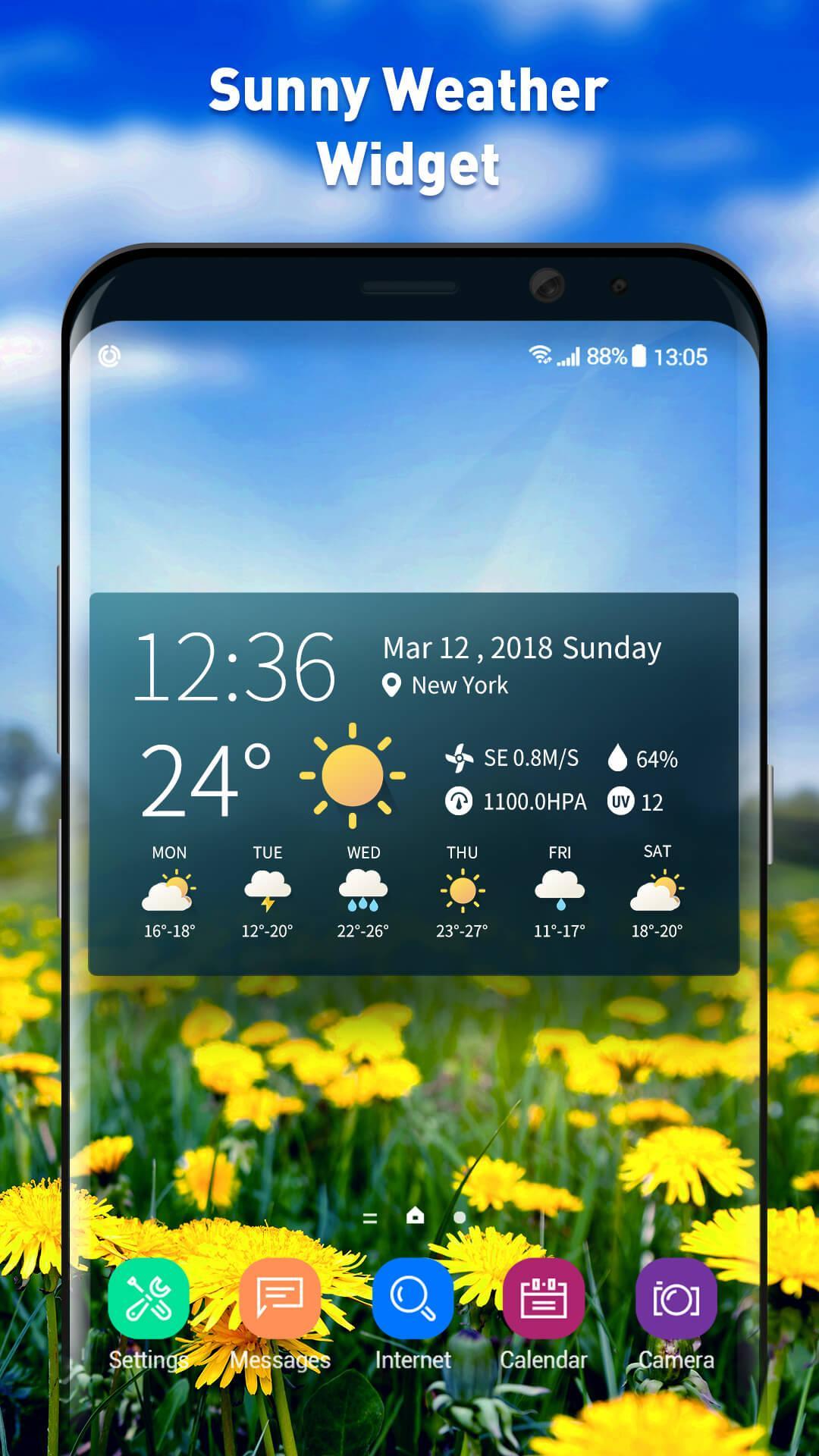 5-day Weather forecast &weather widget