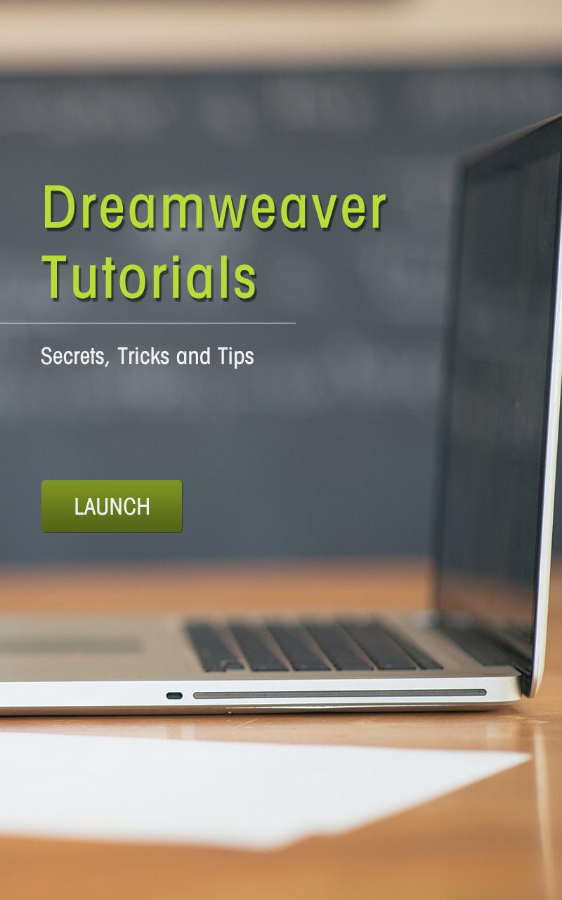 Tutorials for Dreamweaver Free