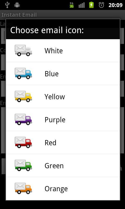 Instant Email Widget