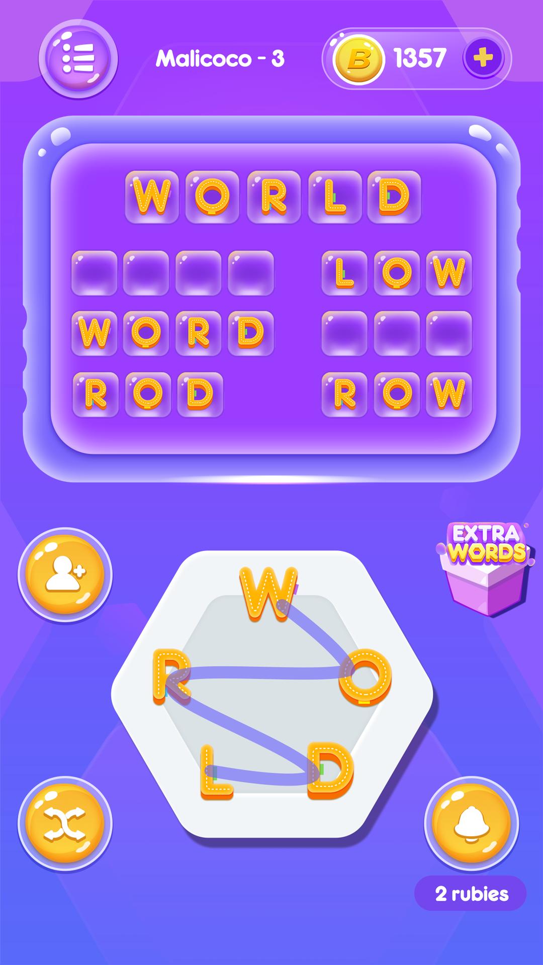 Word Hexa Cross - Best Words P